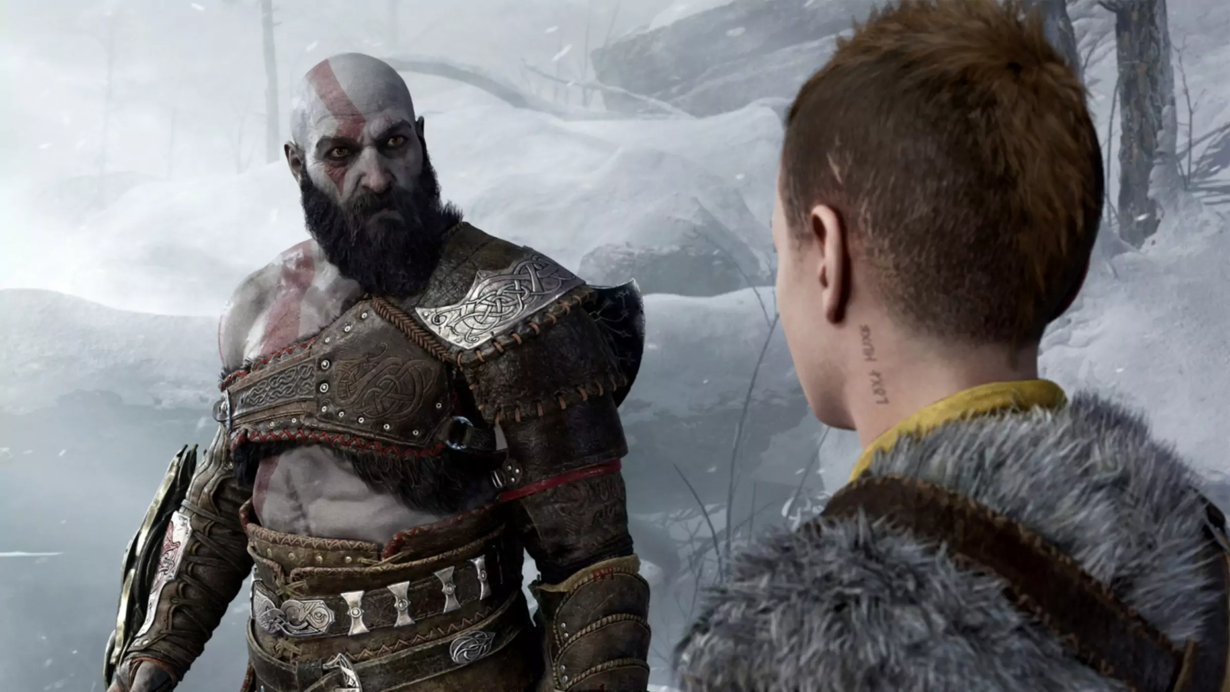 Posnetek iz igre God of War Ragnarök